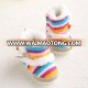 Colorful Warm Baby Girl Boots Antislip Cotton Fleece Winter Shoes  Infant Toddler Walking Shoes Boy Booties