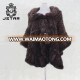 Modern Knitted Women Short Mink Fur Coat